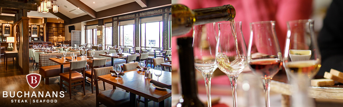 Dining - Buchanans Steak & Seafood - Wyndham Garden Niagara Falls Fallsview